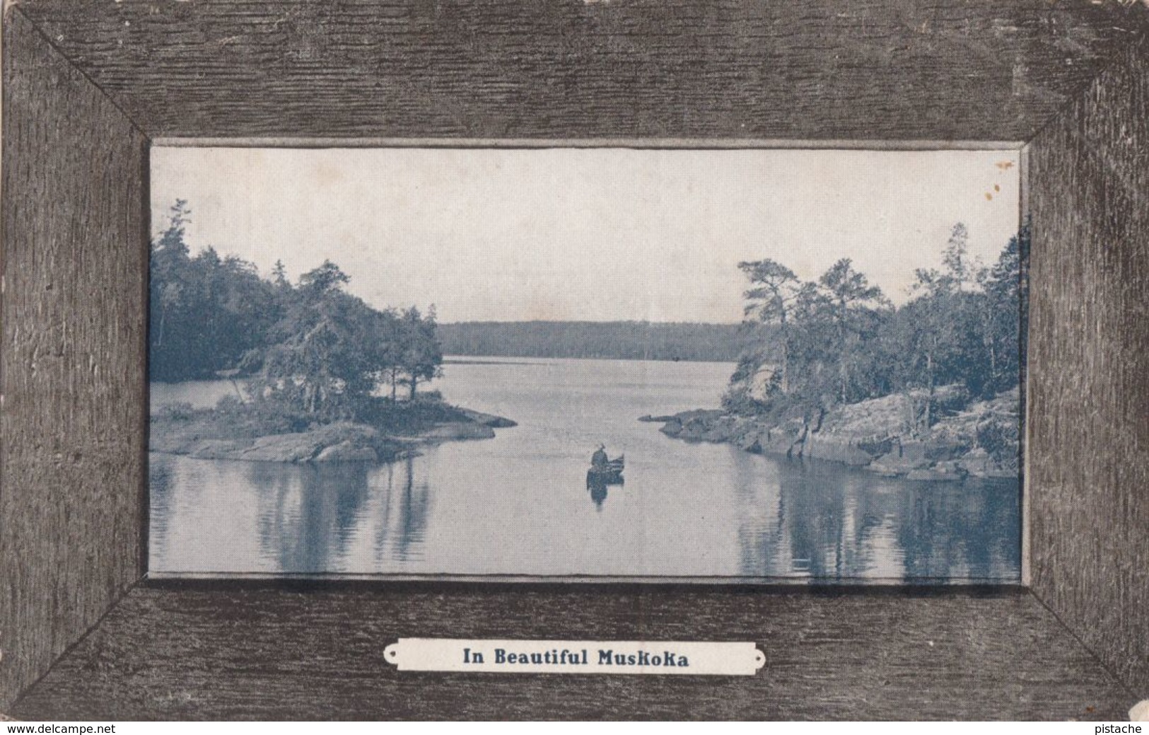 Muskoka Ontario - Lake - Written 1908 - Stamp - 2 Scans - Muskoka