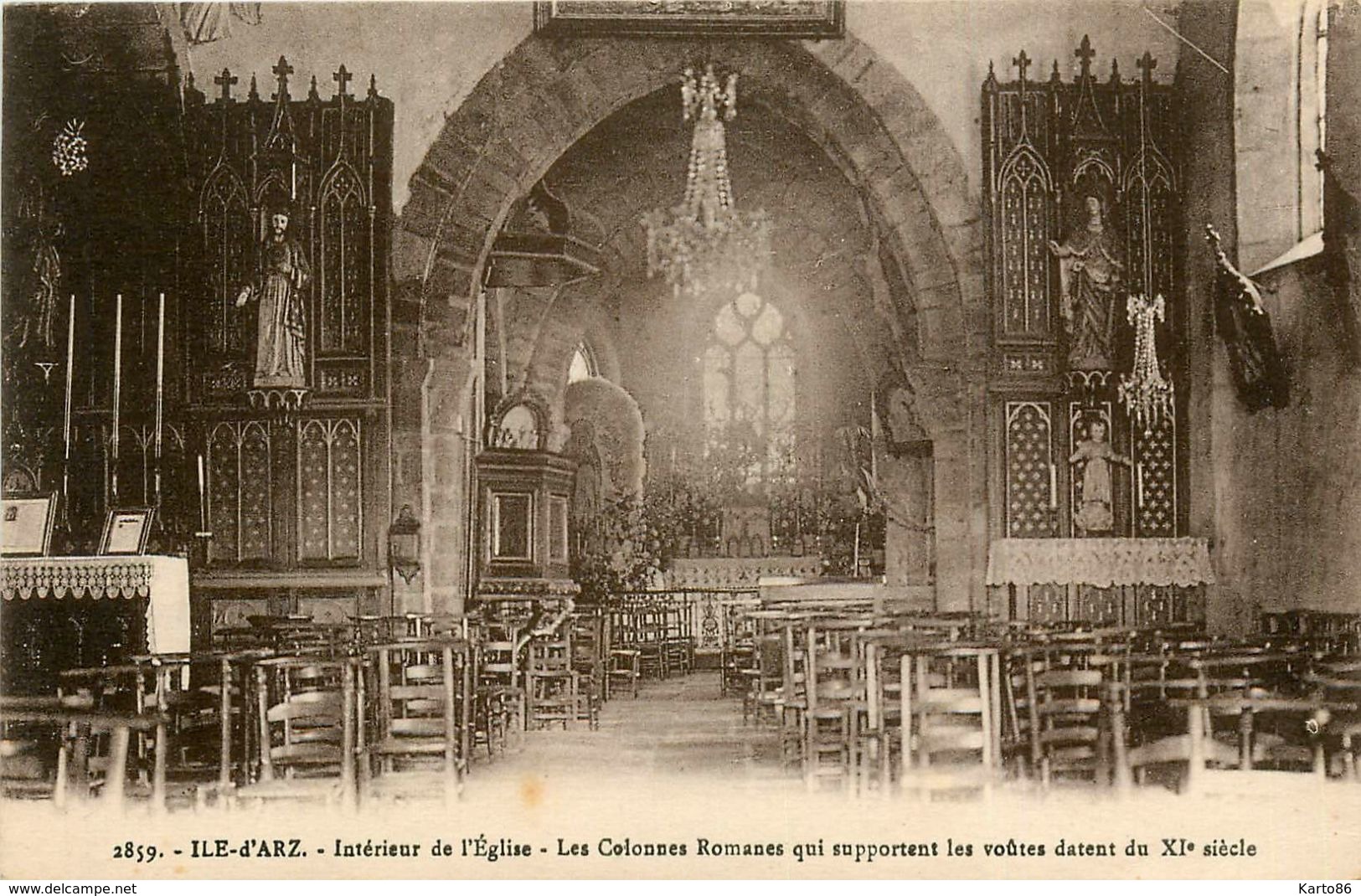 Ile D'arz * Intérieur De L'église - Ile D'Arz