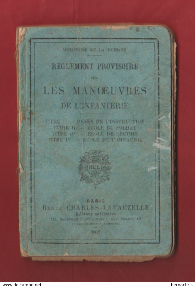 Petit Livre Sur Les Manœuvres De L'infanterie 1902 Régimenté - Français