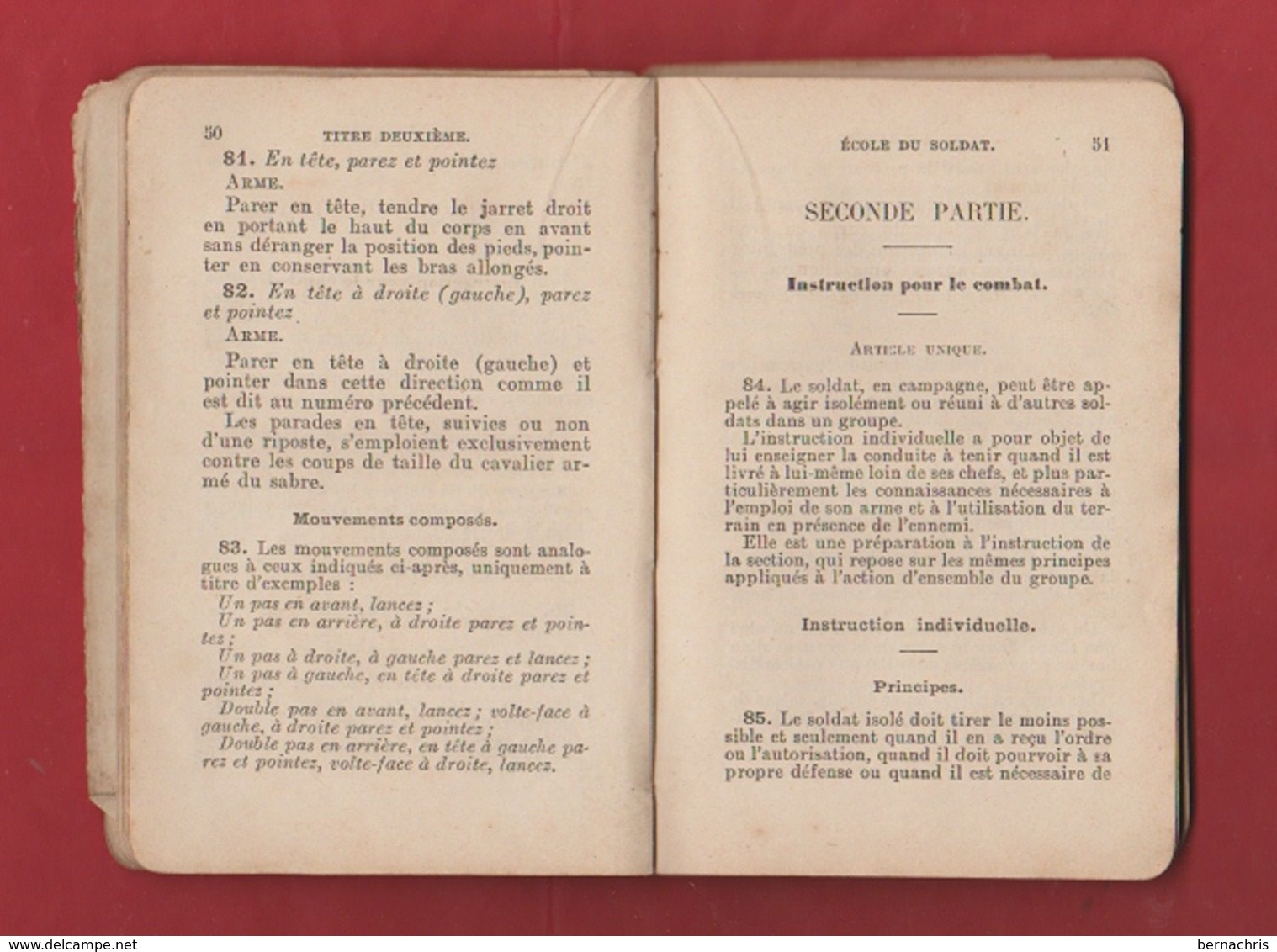 Petit Livre Sur Les Manœuvres De L'infanterie 1902 Régimenté - Français