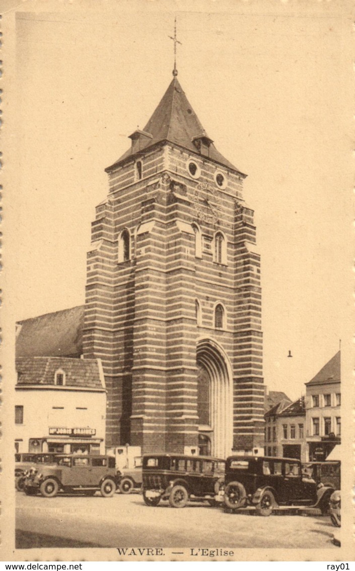 BELGIQUE - BRABANT WALLON - WAVRE - L'église ( Saint-Jean-Baptiste ). - Waver