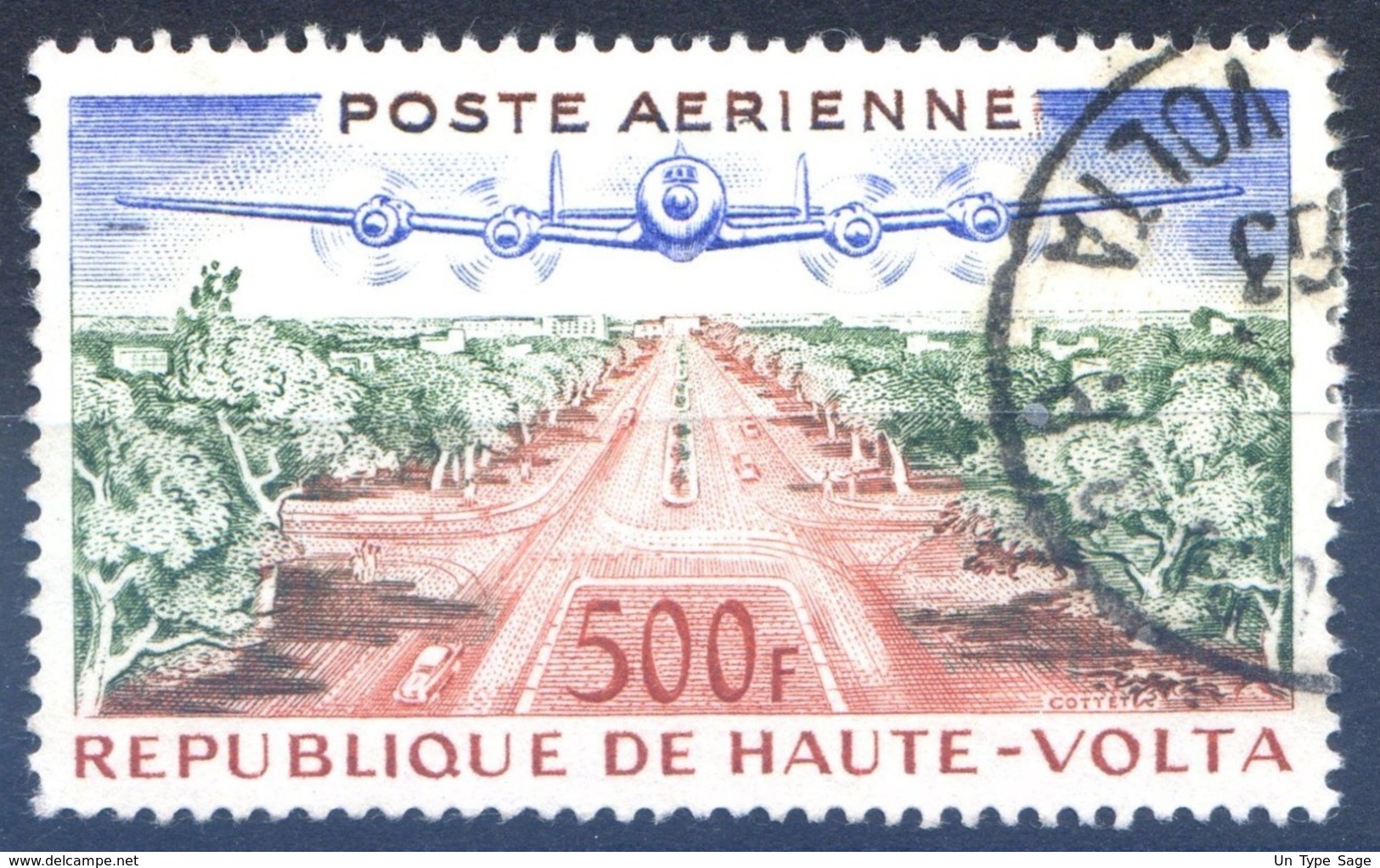 Haute-Volta, Poste Aérienne N°3 - Oblitéré - (F600) - Alto Volta (1958-1984)