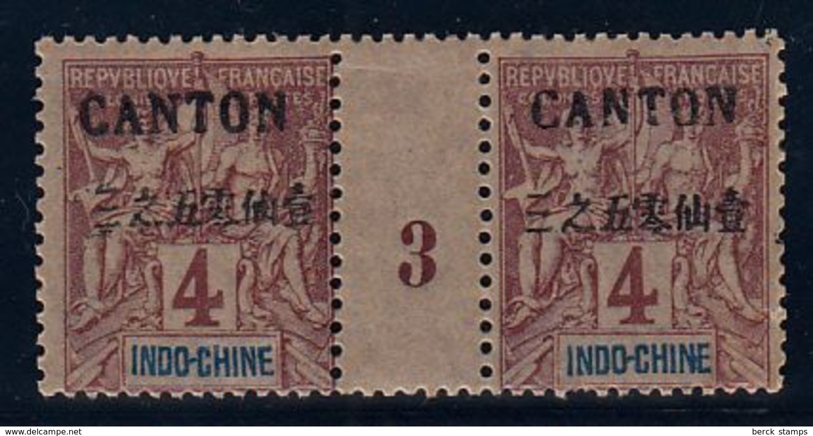 CANTON - N° 19** - MILLESIME 3. - Unused Stamps