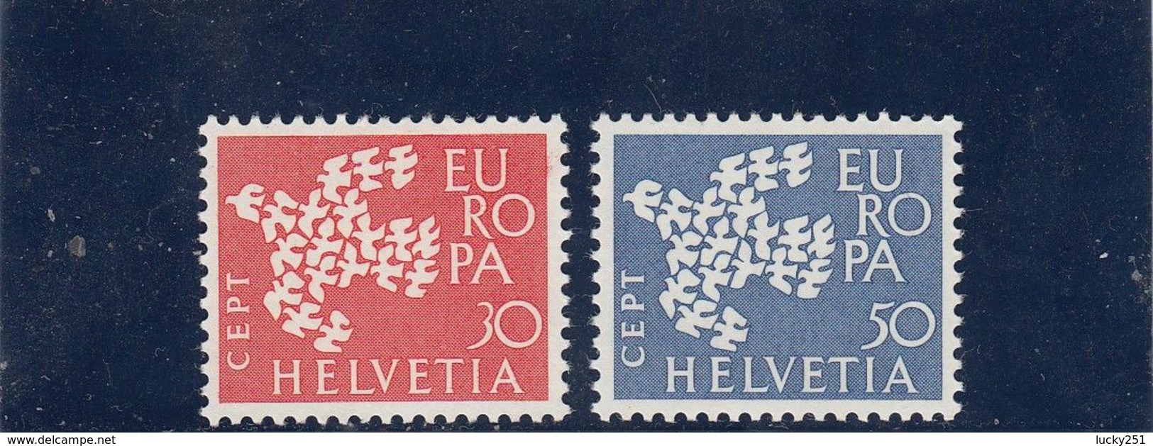 Suisse - Année 1961 - Neuf** - N°Zumstein 379/80** - Europa - Unused Stamps