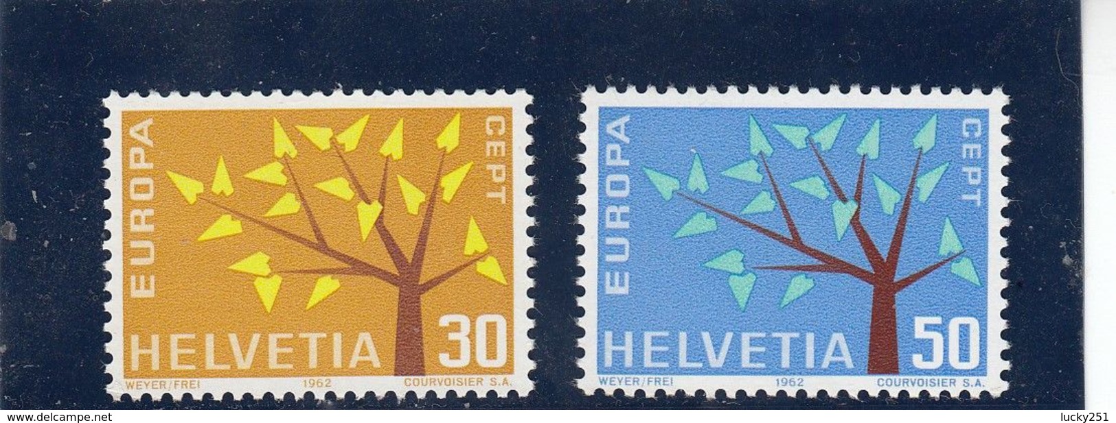 Suisse - Année 1962 - Neuf** - N°Zumstein 389/90** - Europa - Neufs