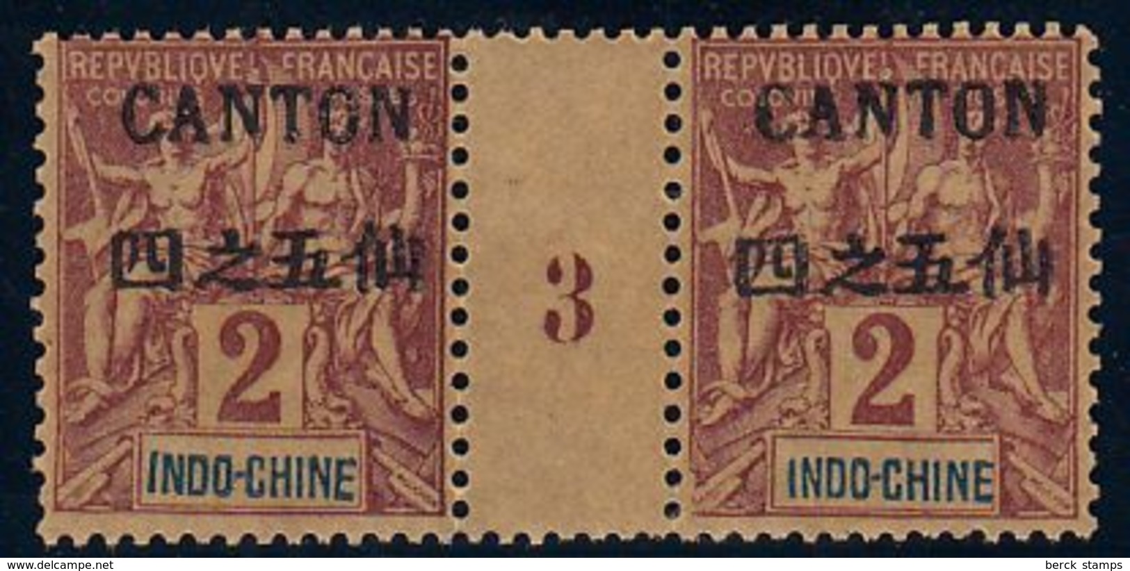 CANTON - N° 18** - MILLESIME 3. - Unused Stamps