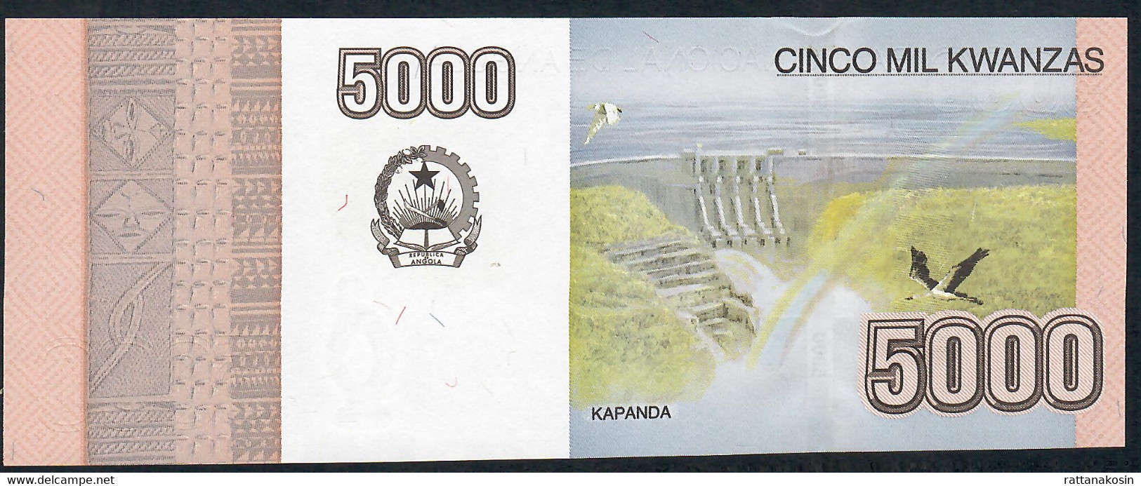 ANGOLA P158 5000 KWANZAS 2012  #CJ     UNC. - Angola