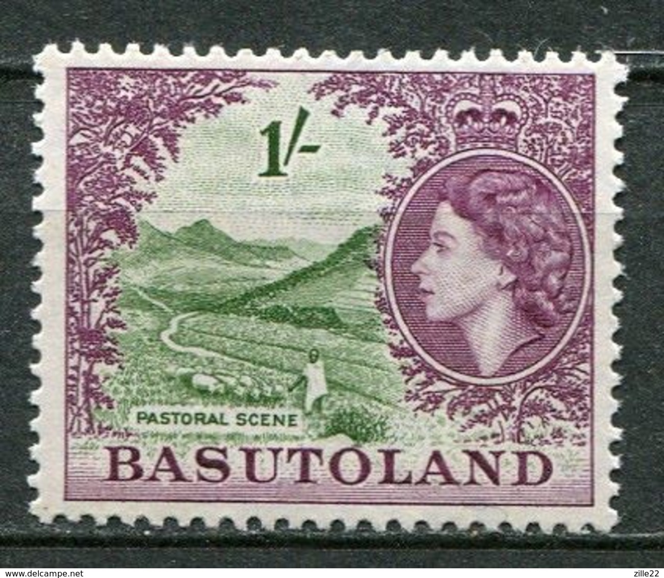 Basutoland Mi# 52 Postfrisch/MNH - Sheep Herd - 1933-1964 Colonie Britannique