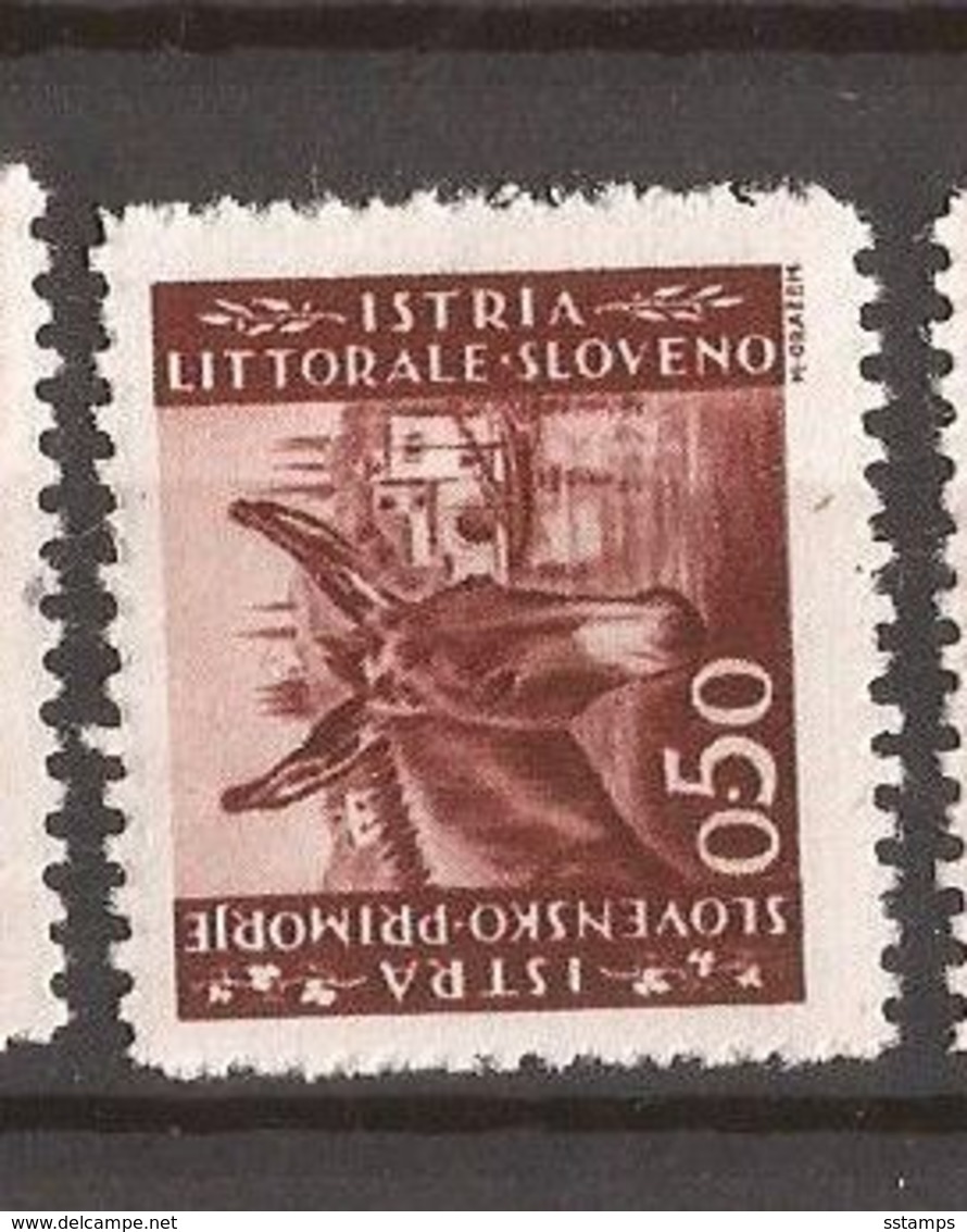 1945  ISTRA SLOVENIA  ITALIA JUGOSLAVIA  FAUNA ASINI  INTERESSANT   MNH - Esel