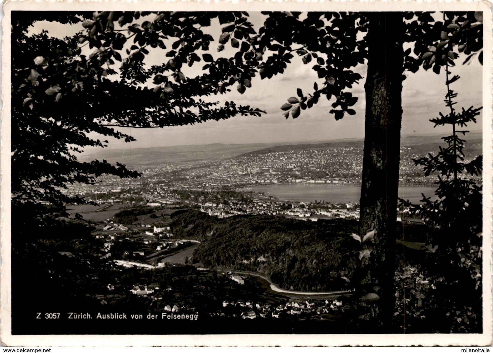 Zürich - Ausblick Von Der Felsenegg (3057) * 1. 9. 1937 - Egg