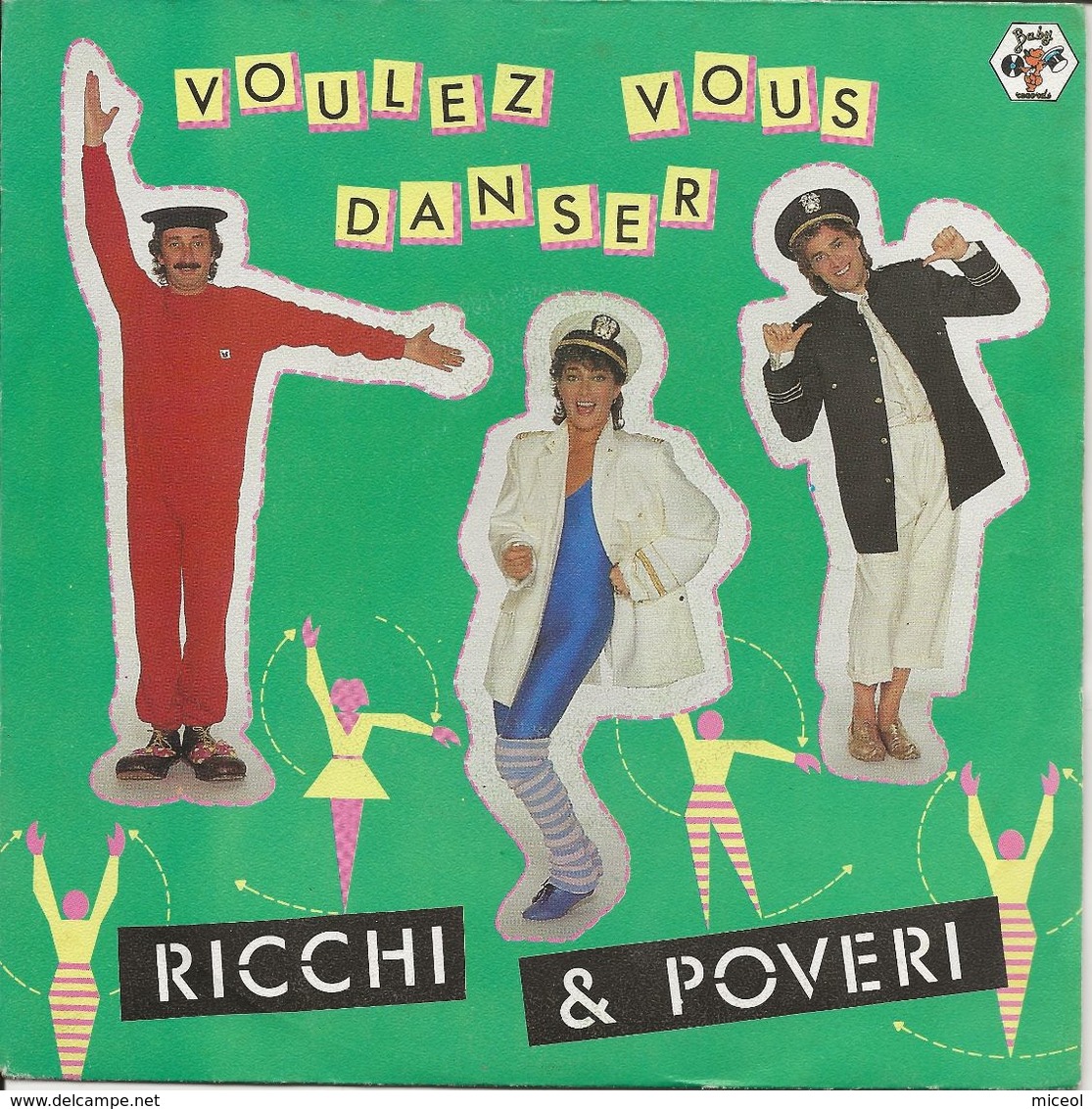 RICCI ET POWERI - VOULEZ VOUS DANSER - VINYL 45 TOURS - Dance, Techno En House