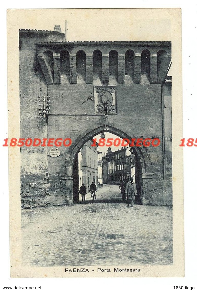 FAENZA - PORTA MONTANARA F/PICCOLO VIAGGIATA  ANIMATA - Faenza