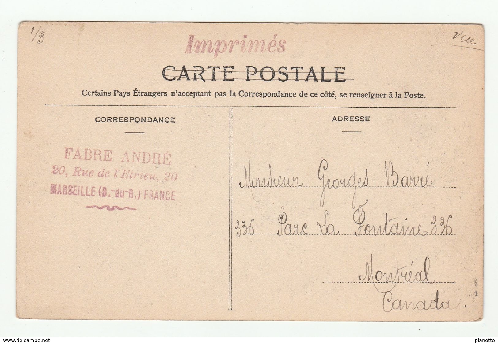Marseille - Canal De La Douane- Belle CPA Colorisée  1905 - Joliette, Zone Portuaire