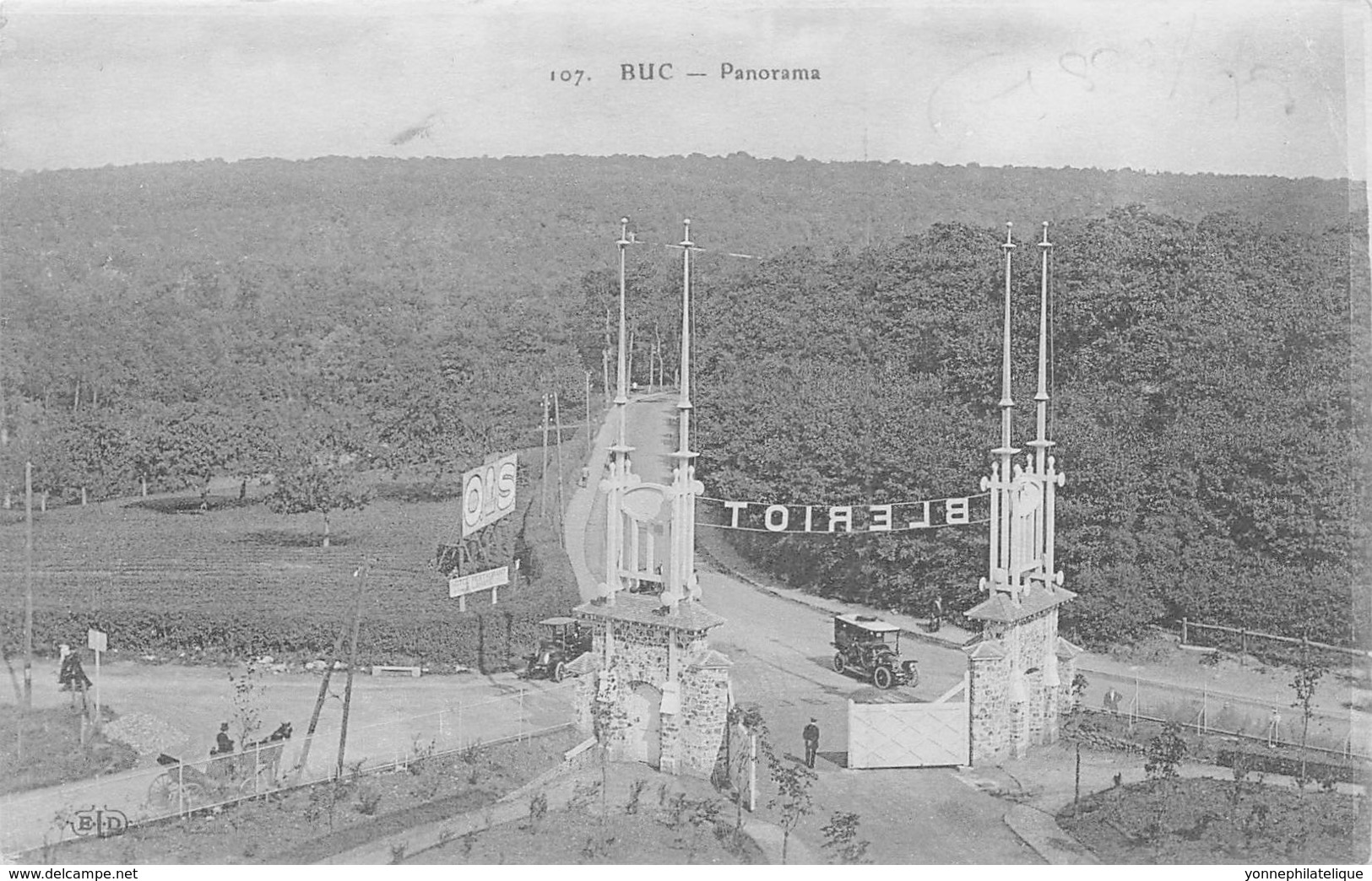 78 - YVELINES - BUC - 10299 - Panorama - Vue Aérienne Blériot Aérodrome - Buc