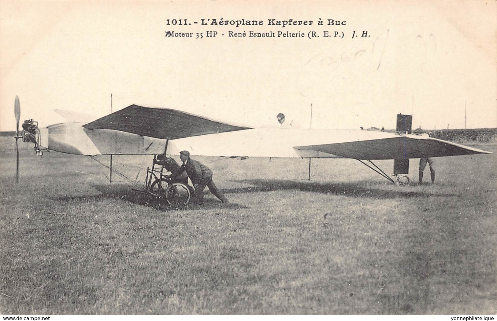 78 - YVELINES - BUC - 10298 - Aéroplane Kapferer - Moteur 35 HP - René Esnault Pelterie - Buc