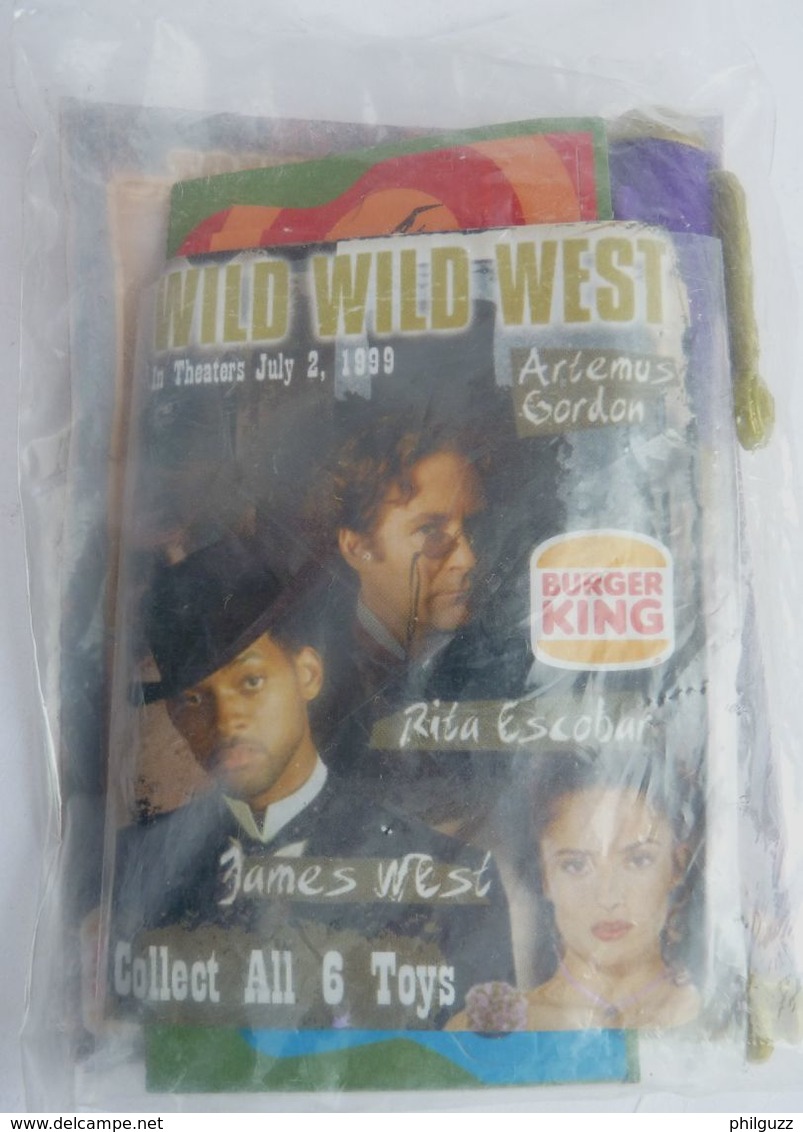 RARE JOUET BURGER KING N°2 1999 WILD WILD WEST  En Sachet Complet - Autres & Non Classés