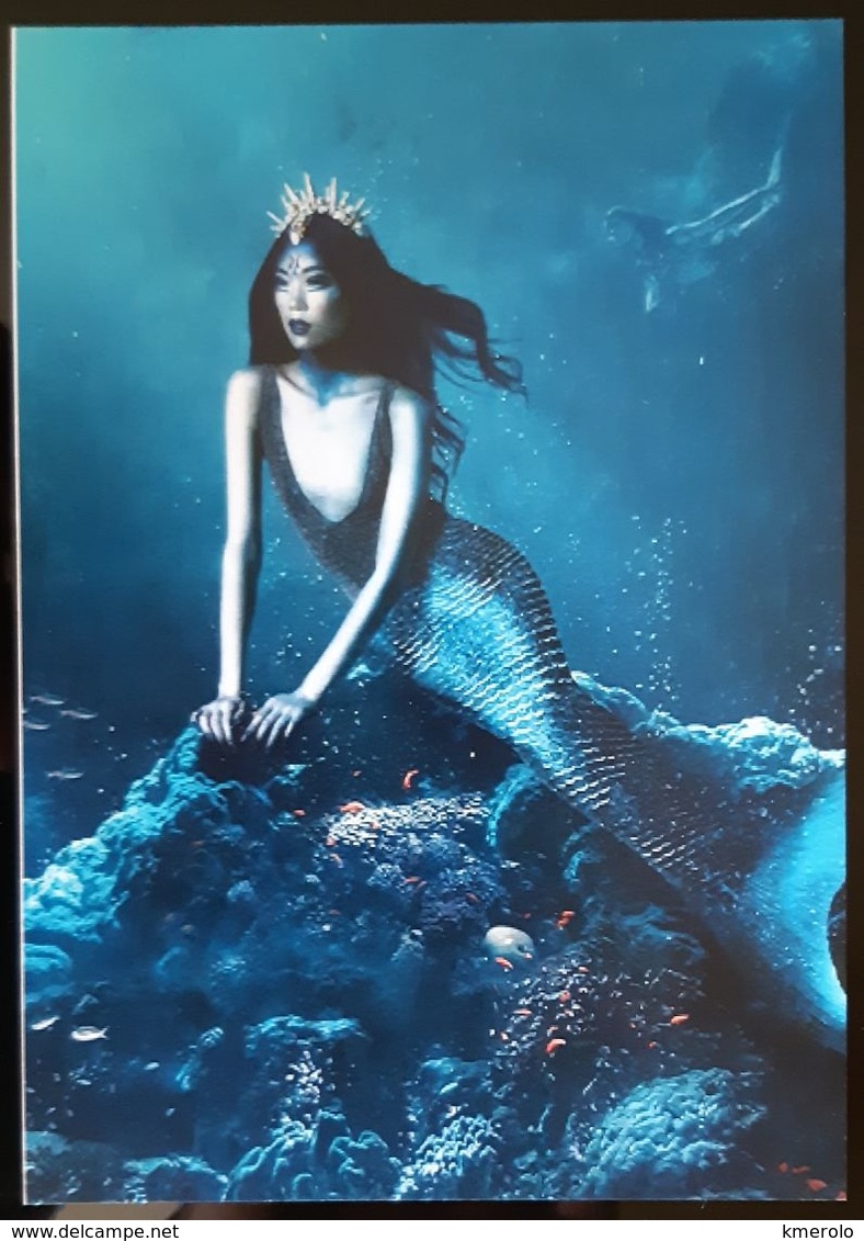 Siren Mermaid Carte Postale - Publicité