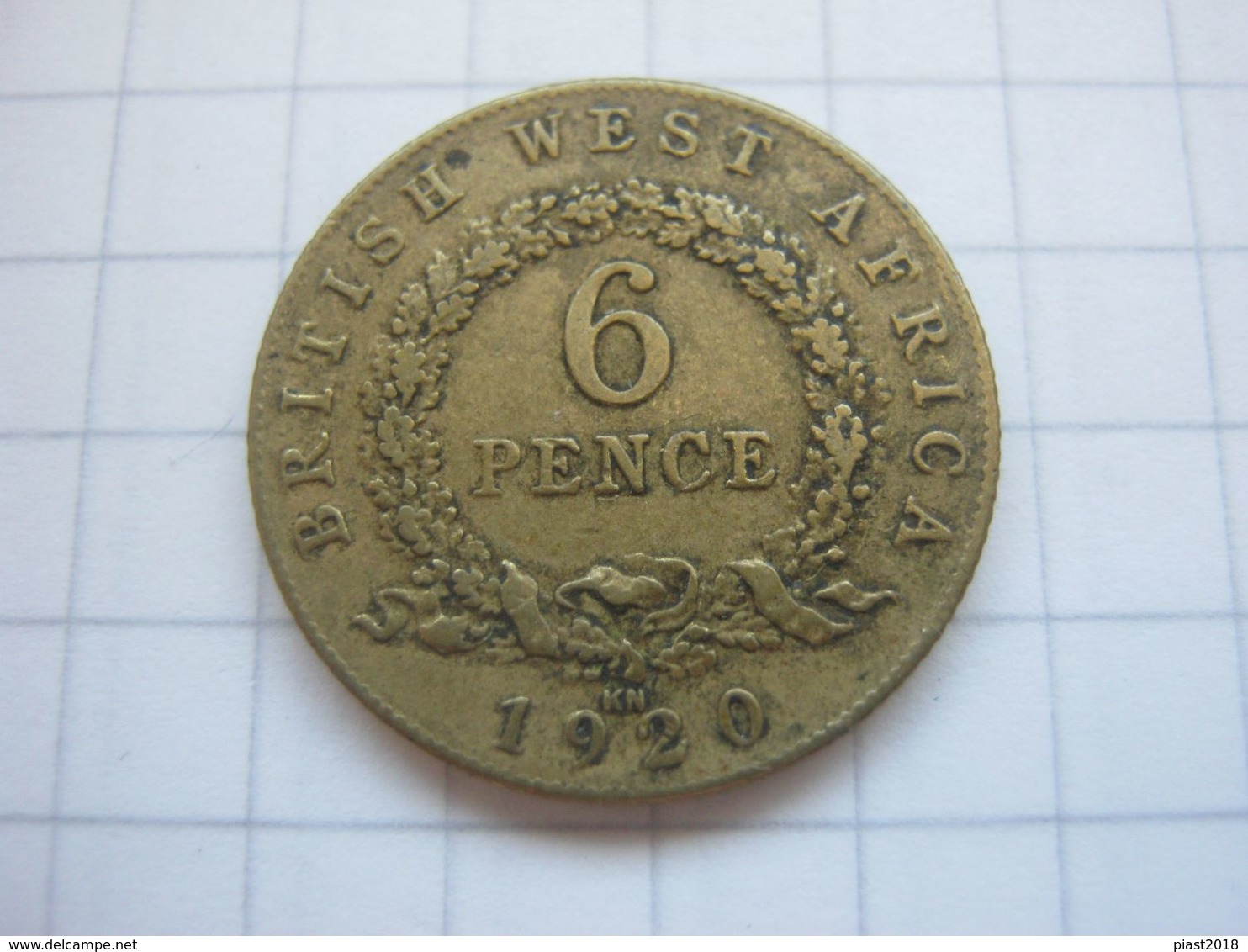 British West Africa , 6 Pence 1920 KN - Colonies