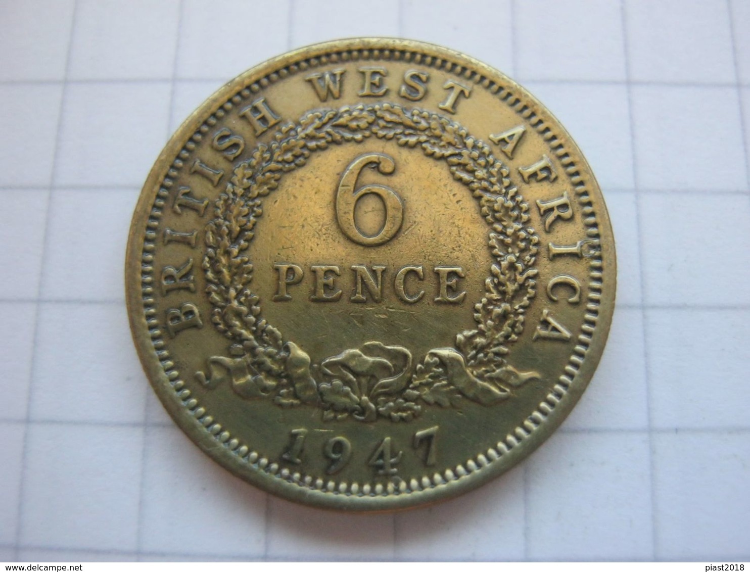 British West Africa , 6 Pence 1947 - Colonias