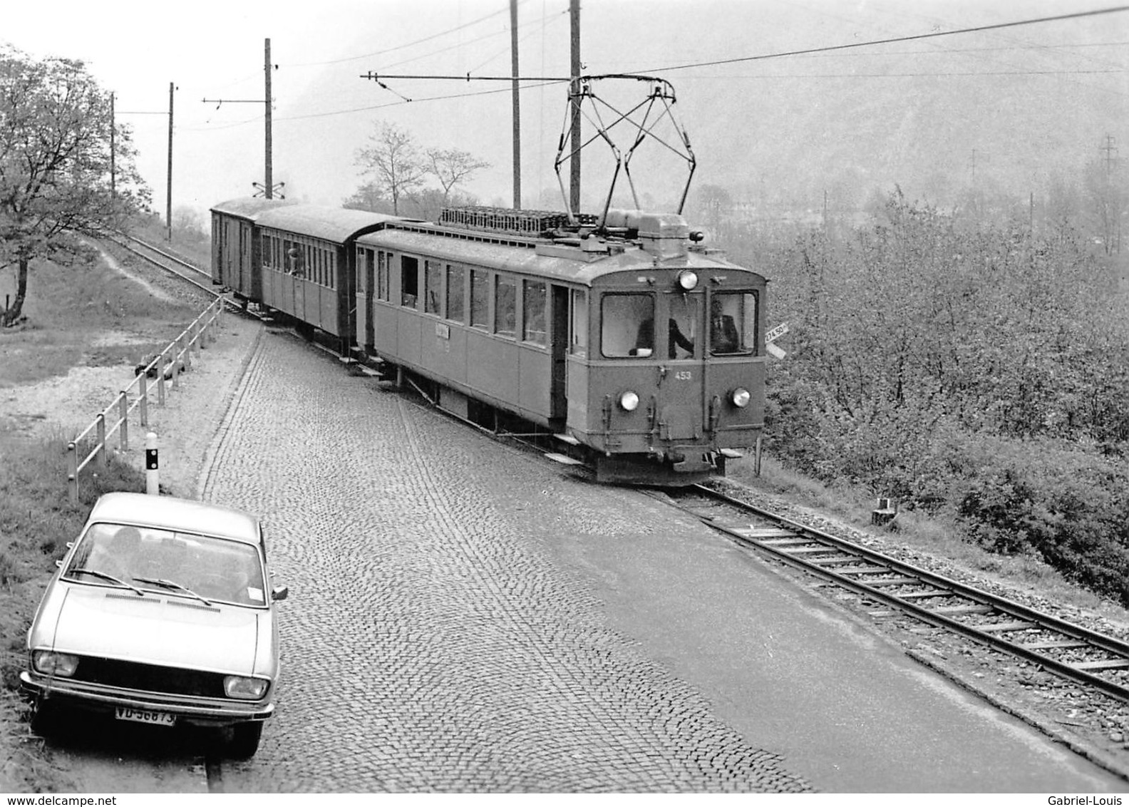 BVA - Entre Leggia Et Grono - Rhätische Bahn - RhB - R.h.B. Ligne De Chemin De Fer Train - Grono