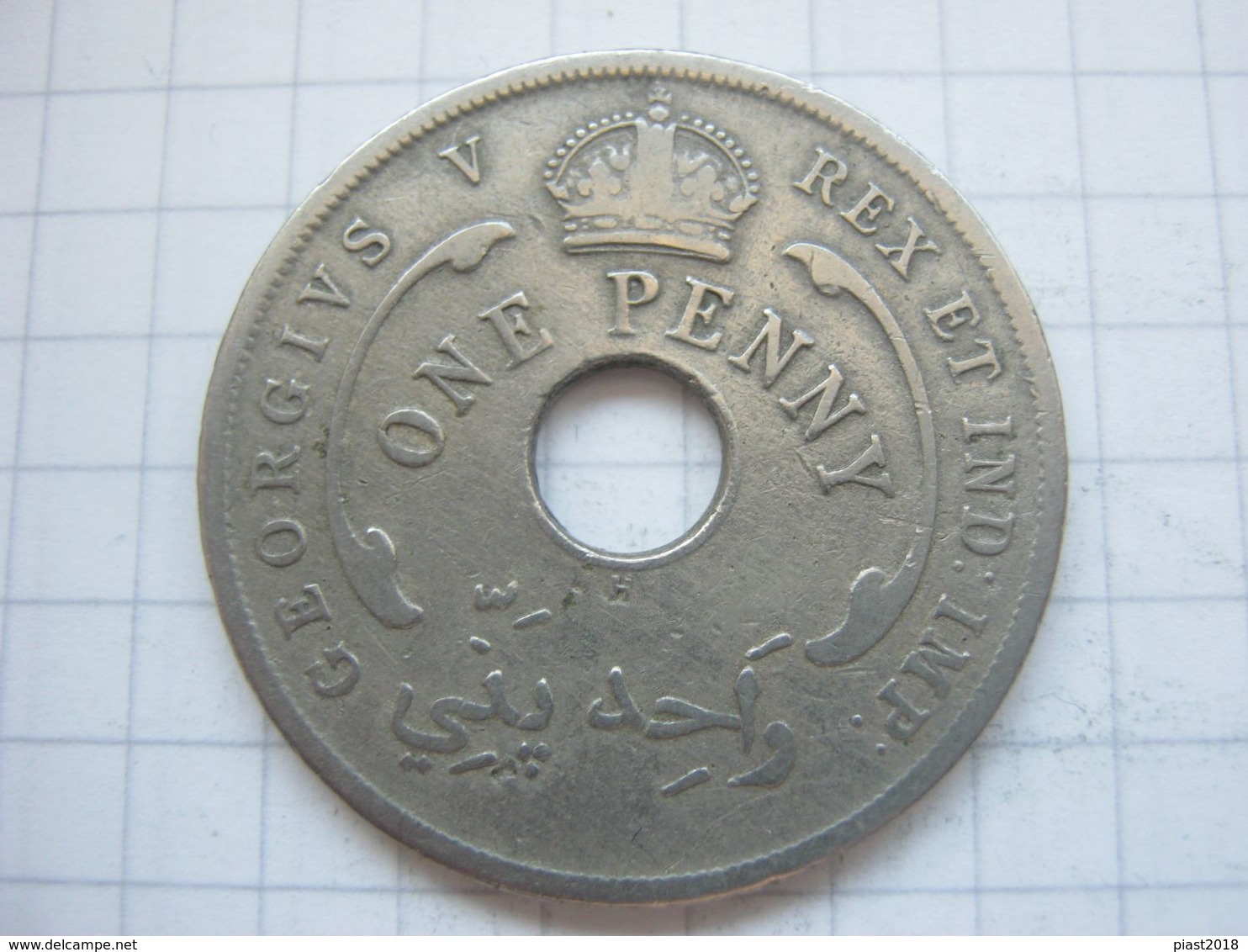 British West Africa , 1 Penny 1919 - Colonias