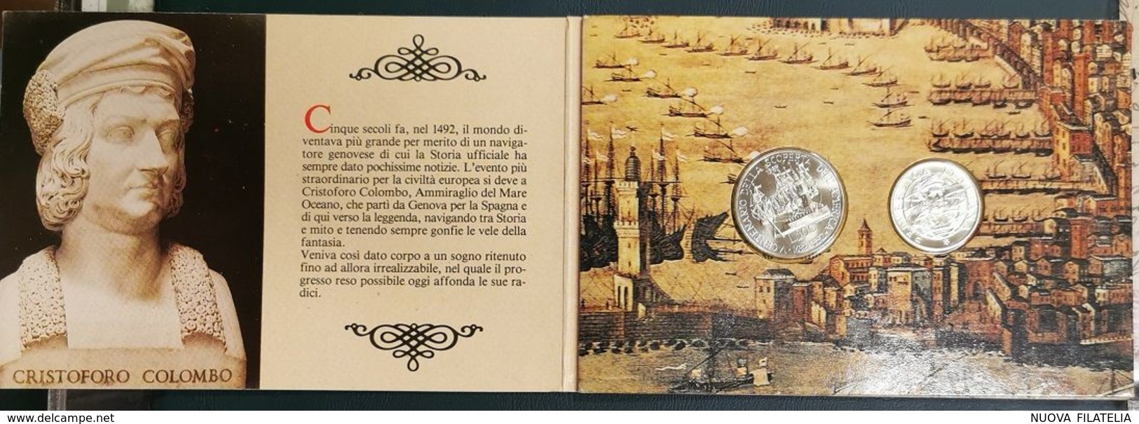 ITALIA 1989  COLOMBO - Commemorative