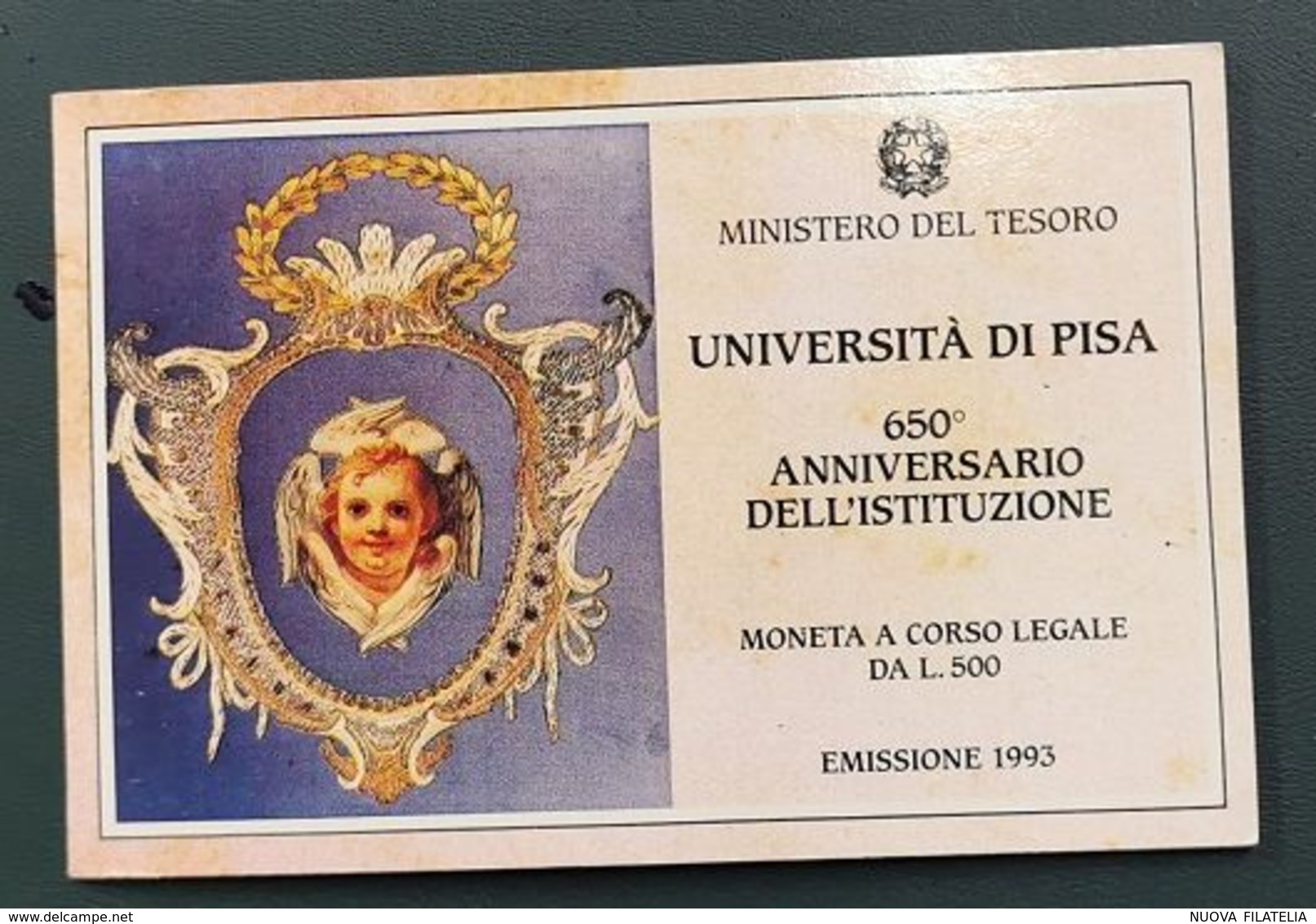 ITALIA 1993 UNIVERSITA' DI PISA - Commemorative