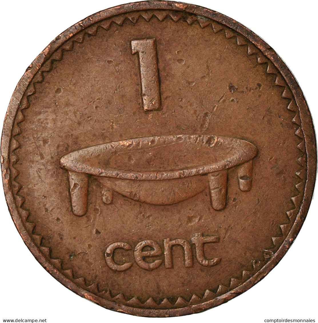 Monnaie, Fiji, Elizabeth II, Cent, 1969, TB+, Bronze, KM:27 - Fiji