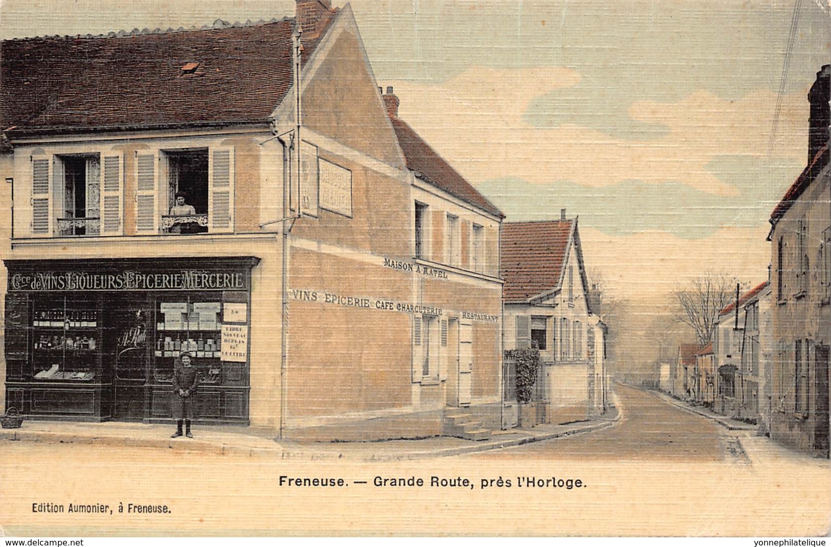 78 - YVELINES - FRENEUSE - 10339 - Grande Route Pres De L'horloge - - Freneuse