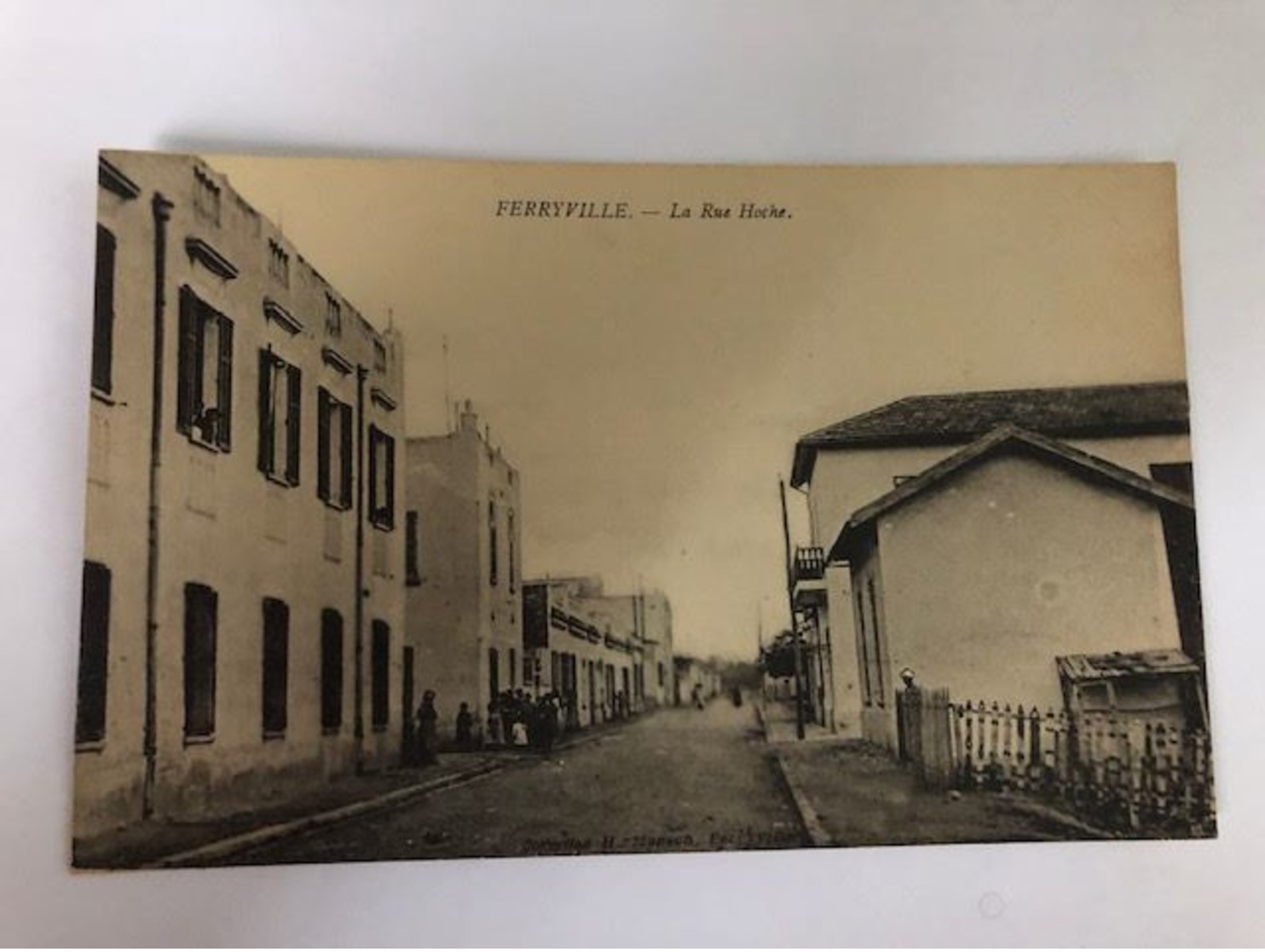 TUNISIA - FERRYVILLE - LA RUE HOCHE - 1910 - Tunisia