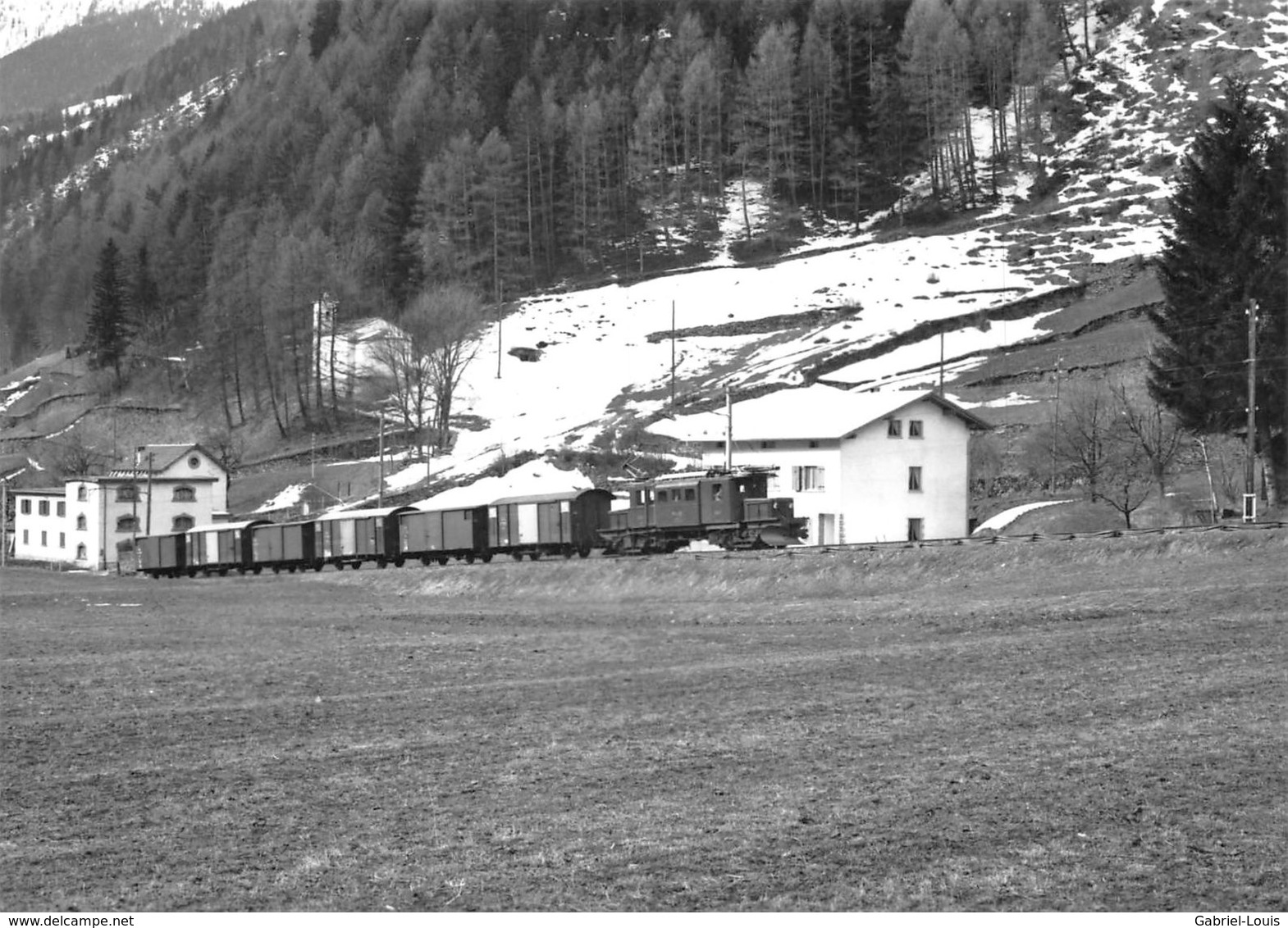 BVA -  Poschiavo Ge 4/4 182 - Rhätische Bahn - RhB - R.h.B. Ligne De Chemin De Fer Train - Poschiavo