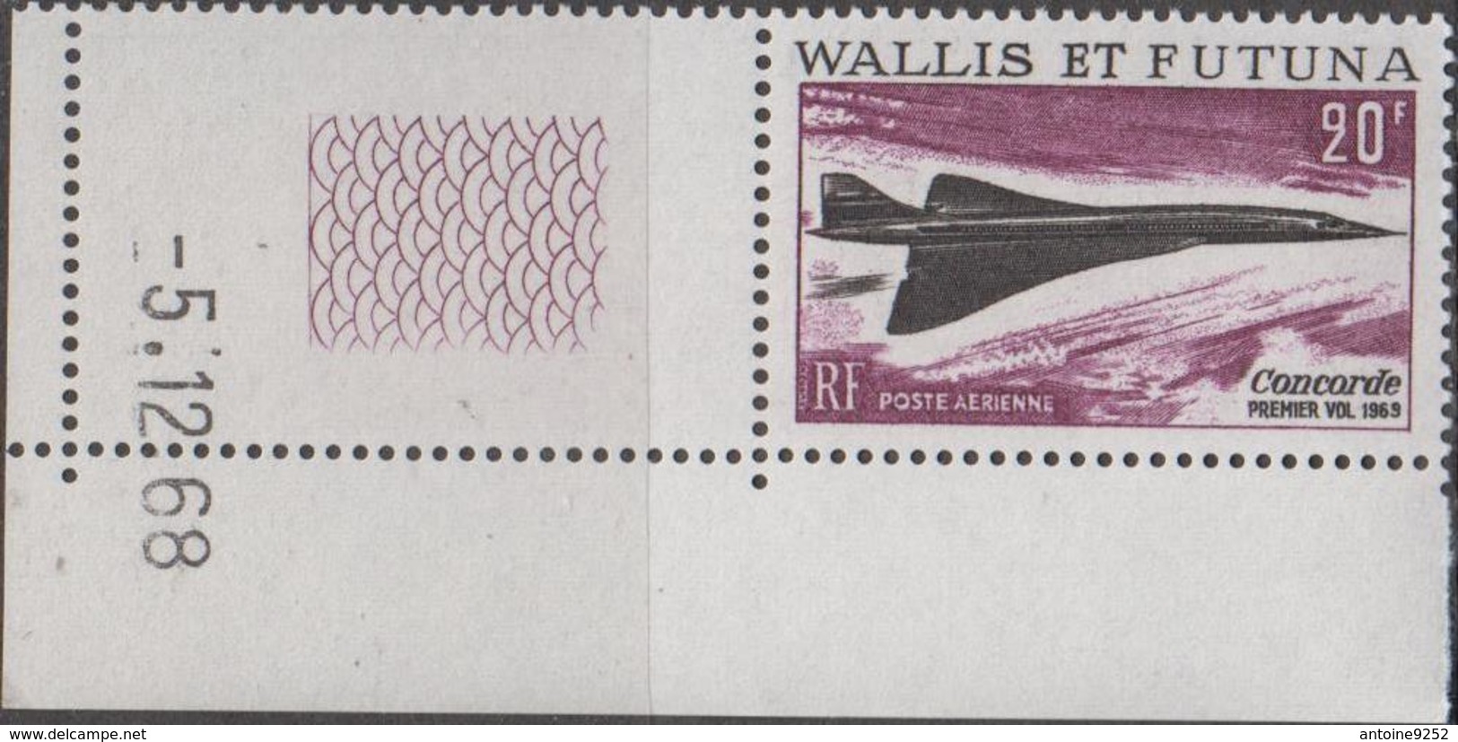Concorde Premier Vol 1969 - Unused Stamps