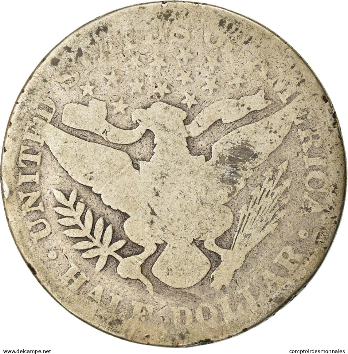 Monnaie, États-Unis, Barber Half Dollar, 1899, Philadelphie, B+ - 1892-1915: Barber