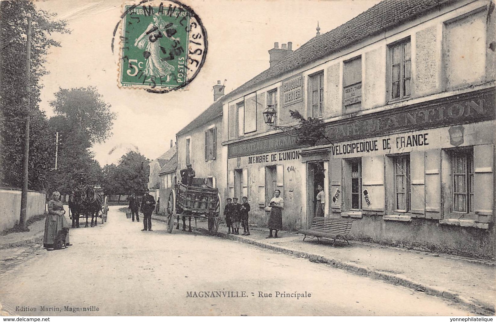 78 - YVELINES - MAGNANVILLE - 10375- Rue Principale -défaut - Magnanville