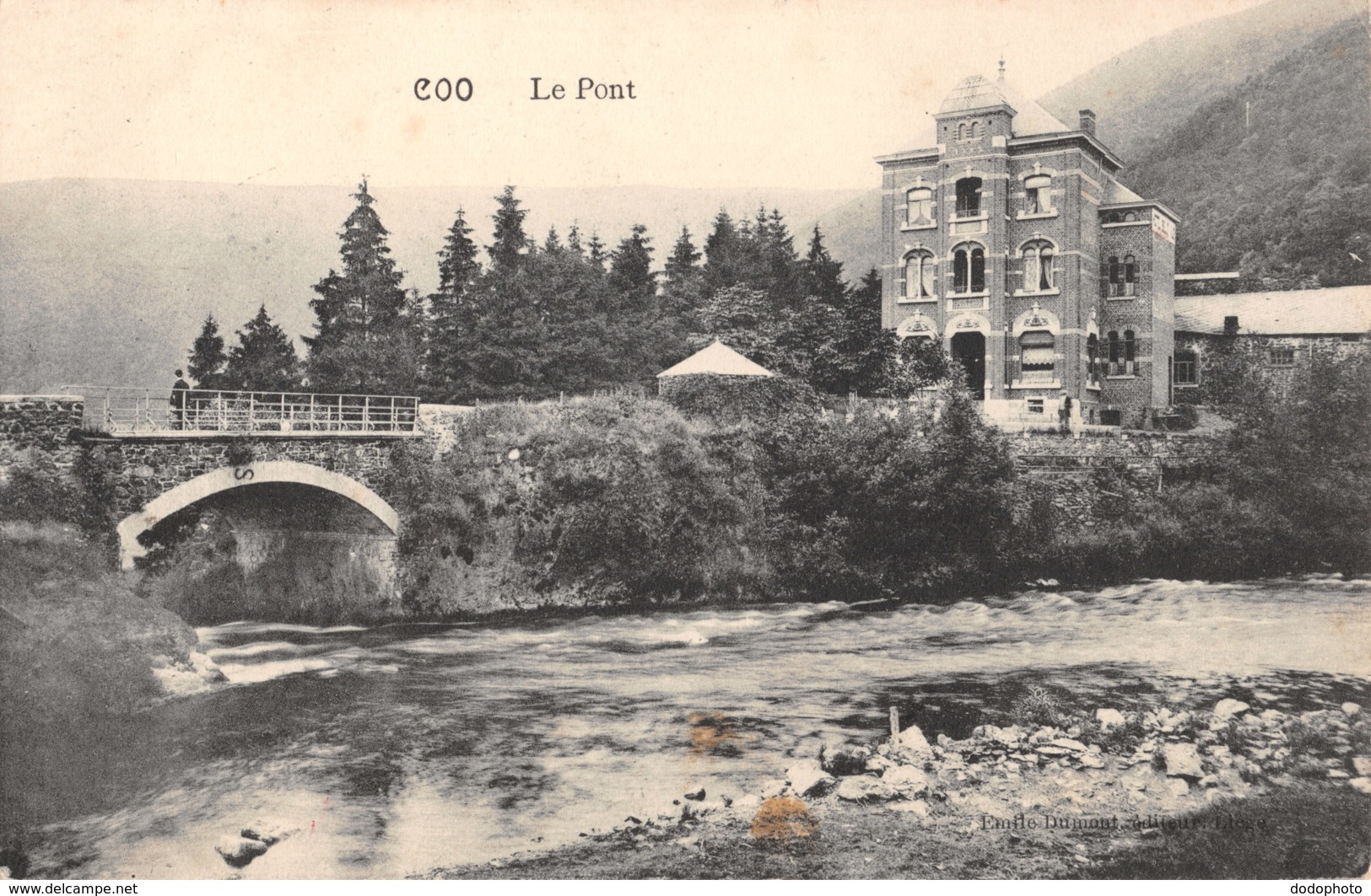 R376219 Coo. Le Pont. Emile Dumont. Postcard - Wereld