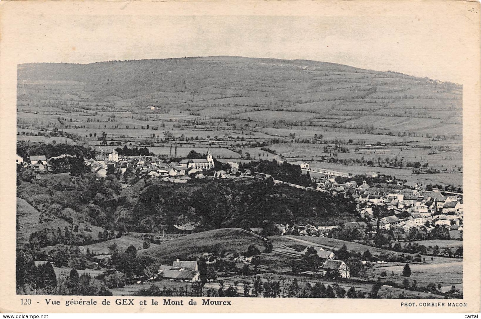 01 - Vue Générale De GEX Et Le Mont De Mourex - Gex