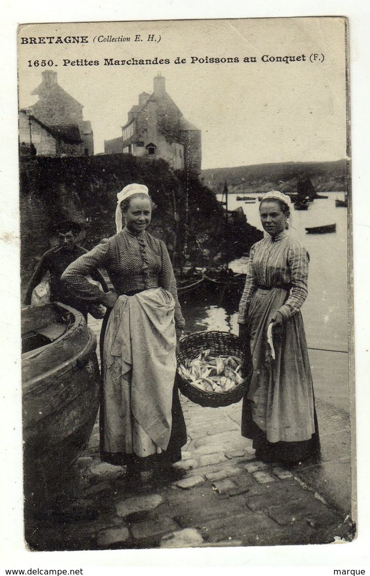 Cpa N° 1650 Petites Marchandes De Poissons Au CONQUET - Le Conquet