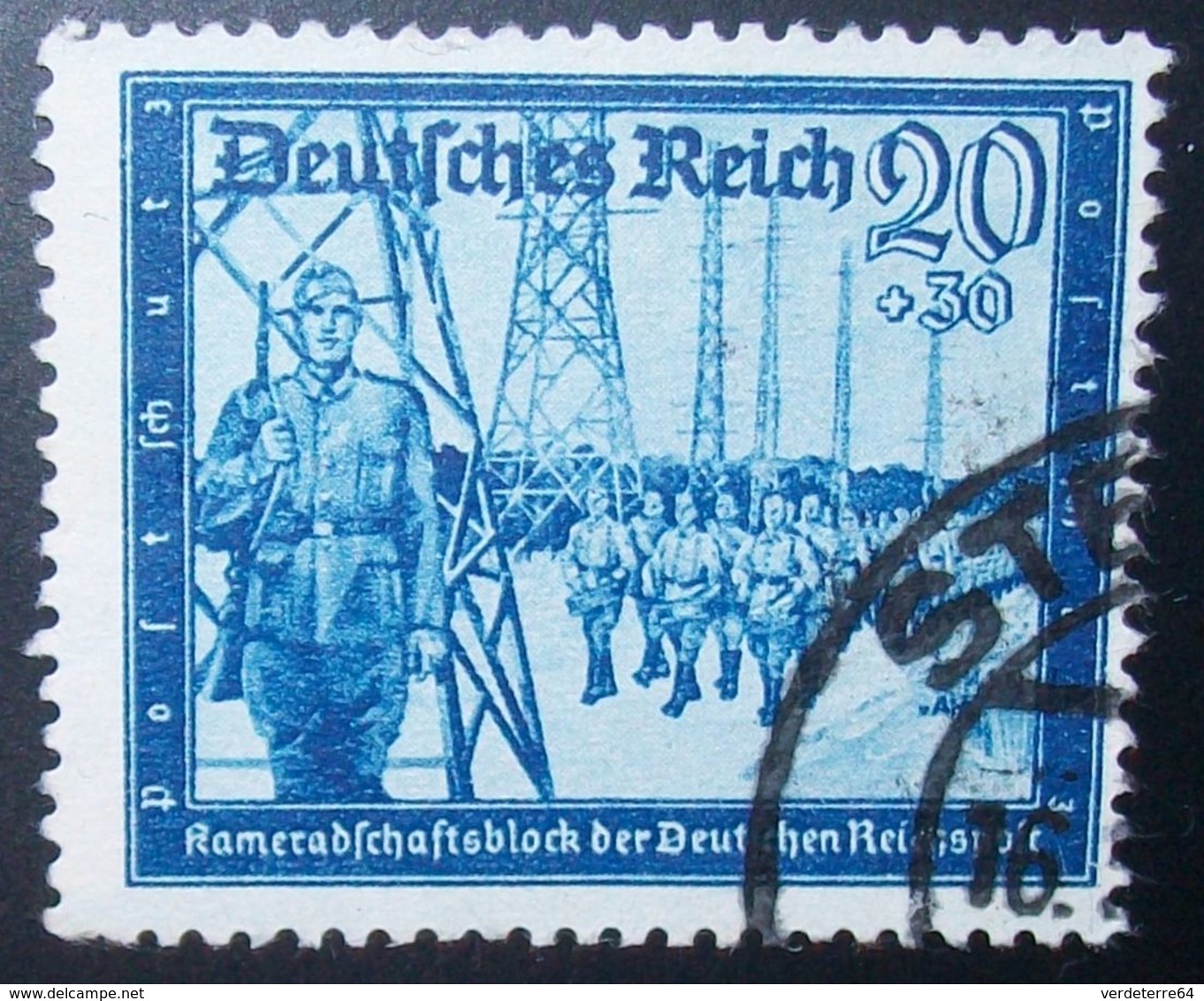 N°500E BRIEFMARKE DEUTSCHES REICH GESTEMPELT - Usados