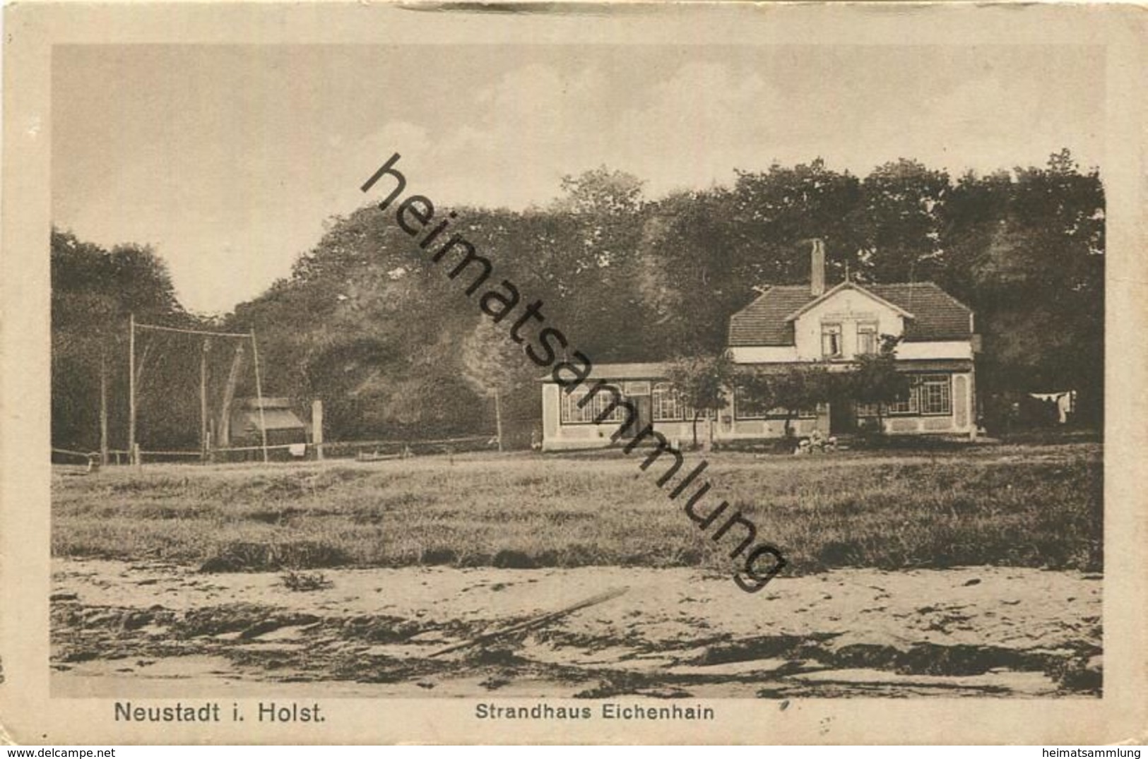 Neustadt In Holstein - Strandhaus Eichenhain - Verlag Julius Simonsen Oldenburg - Rückseite Beschrieben 1926 - Neustadt (Holstein)