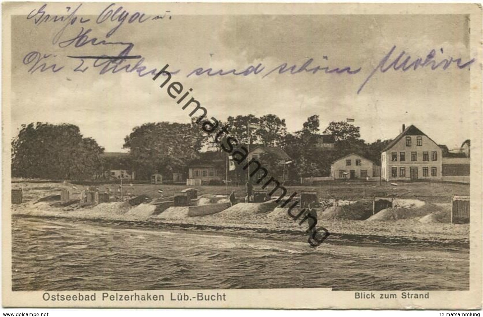 Ostseebad Pelzerhaken - Lübecker Bucht - Blick Zum Strand - Strandhotel Eichenhain - Verlag Arthur Starken Neustadt Gel. - Neustadt (Holstein)