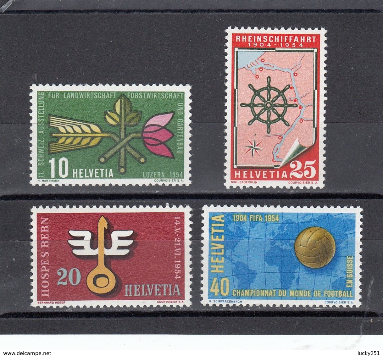 Suisse - Année 1954 - Neuf**   - N°Zumstein 316/19** - Timbres De Propagande - Nuovi