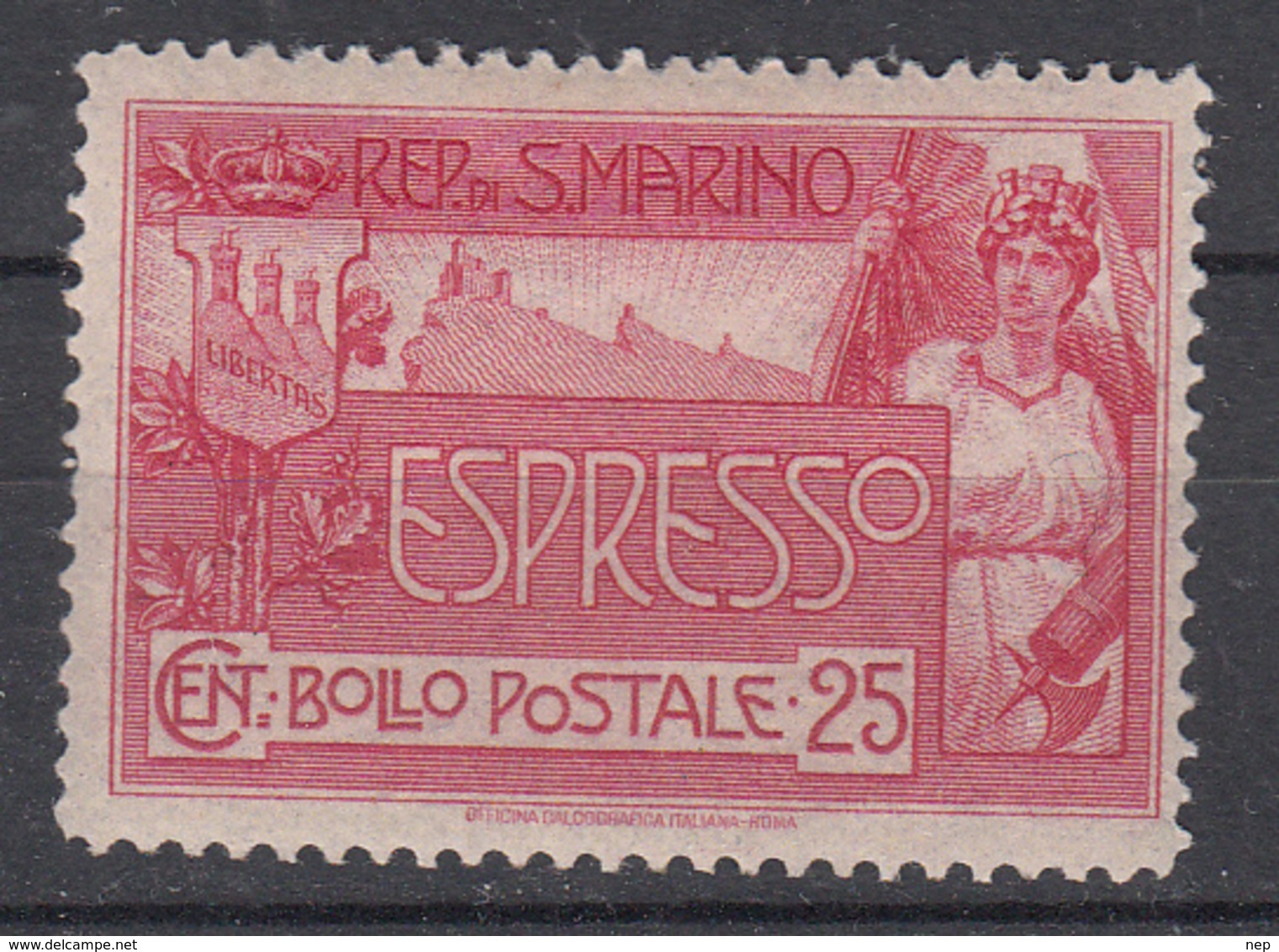 SAN MARINO - Michel - 1907 - Nr 49 - MH* - Timbres Express