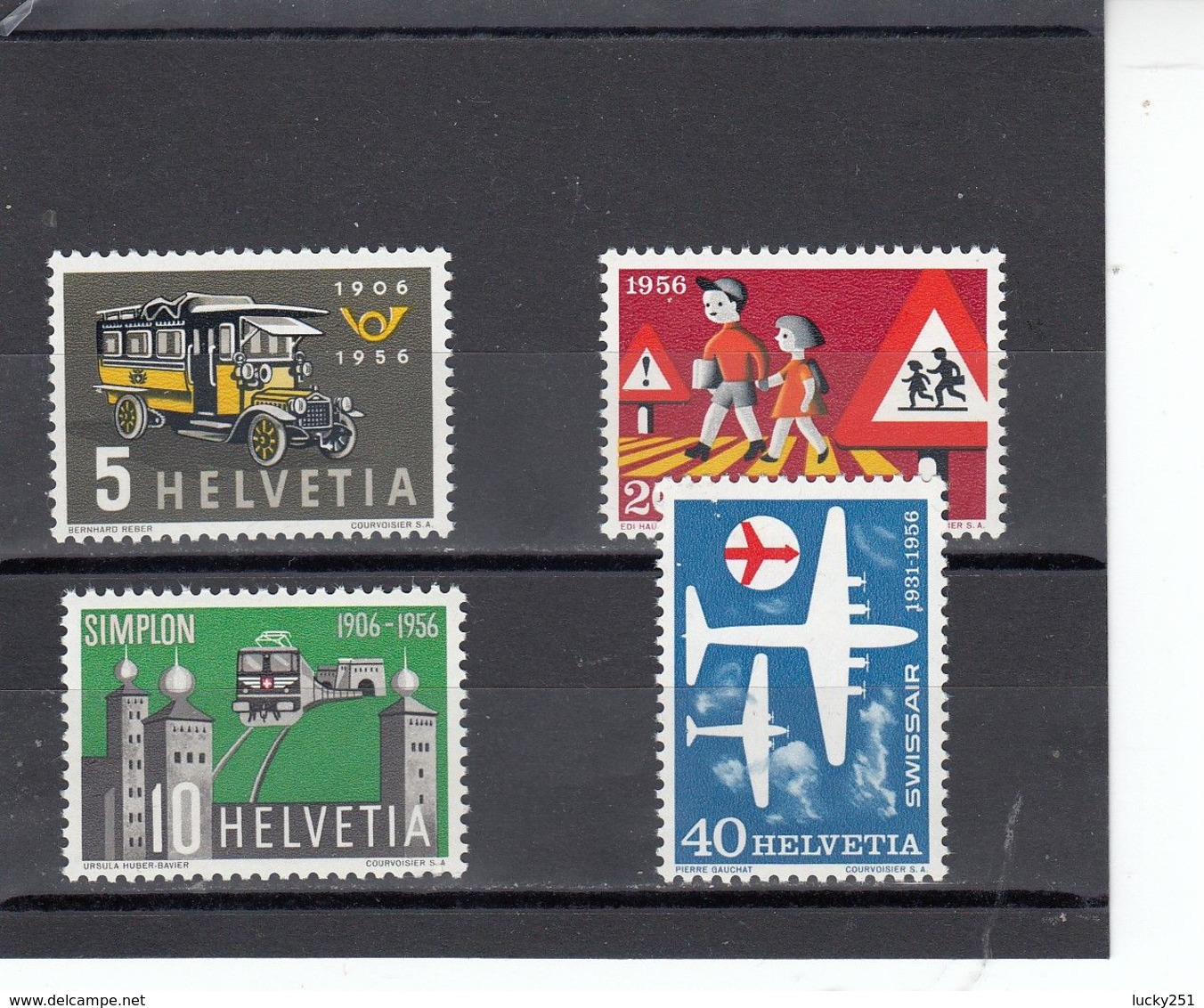 Suisse - Année 1956 - Neuf** - N°Zumstein 324/27** - Timbres De Propagande - Neufs