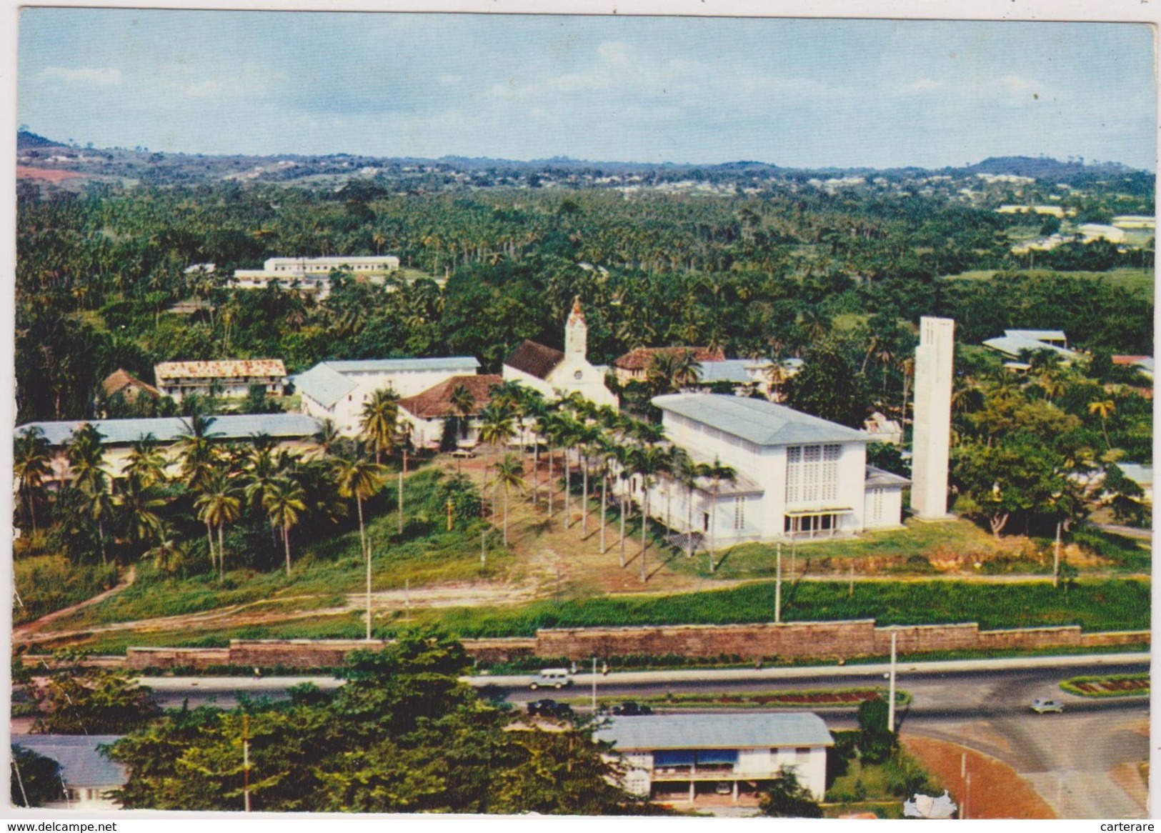 AFRIQUE,GABON,LIBREVILLE,ancienne  Colonie Française,CATHEDRALE,1968 - Gabon