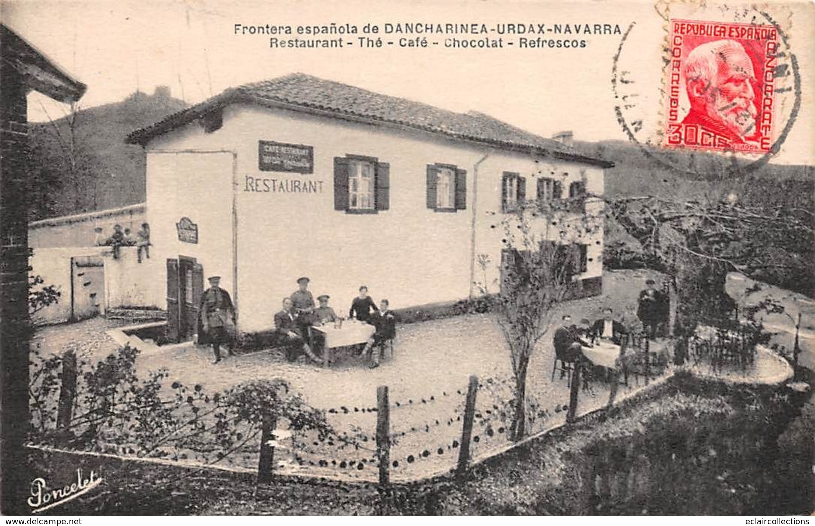 Espagne.     Dancharinea  Urdax    Restaurant     (Voir Scan) - Navarra (Pamplona)