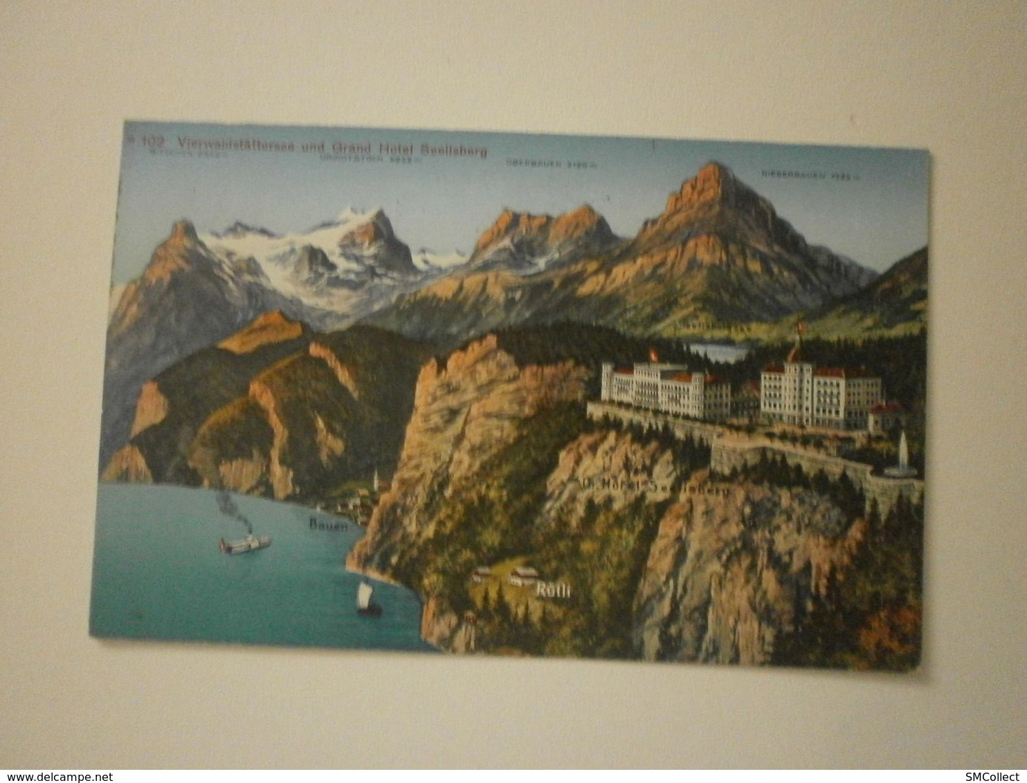 "Semaines Musicales Internationales. Lucerne, Juillet Août 1938" - Vierwaldstättersee Und Grand Hotel Seelisberg (9166) - Sonstige & Ohne Zuordnung