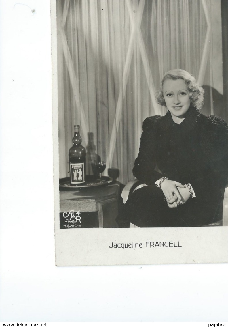 PHOTO DE JACQUELINE  FRANCELL  PUB ST RAPHAEL - Non Classés
