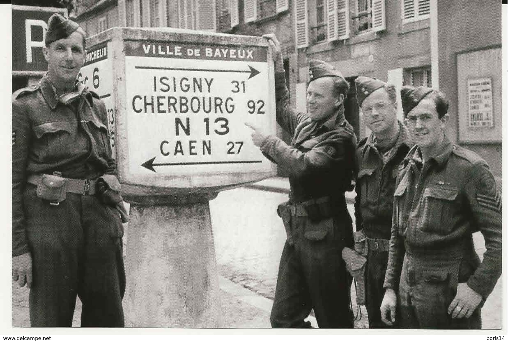 14 - 2115  -  BAYEUX  - Photo De Militaires Sur Bayeux - Other & Unclassified