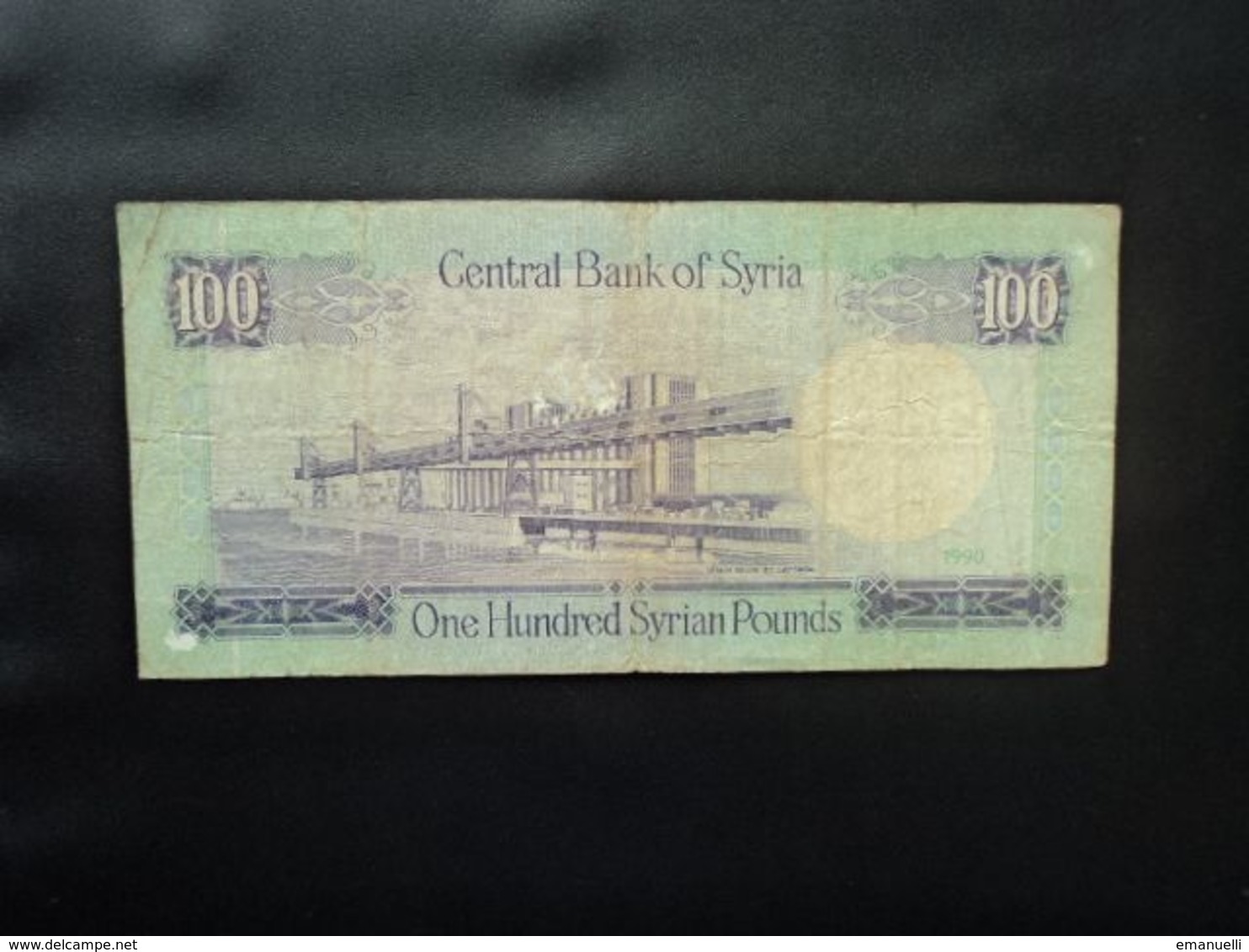 SYRIE : 100 POUNDS    1990 - 1411    P 104a      B+ - Siria