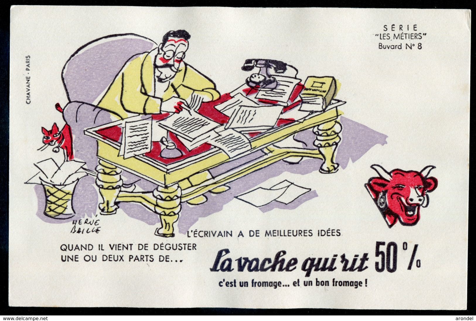 Lot de 43 buvards publicitaires